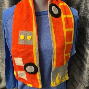 Kidorable fireman scarf NWT